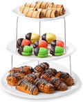 Masirs Collapsible 3-Tier Party Tray: Decorative Design Folds by Masirs