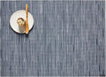 Chilewich Bamboo Placemats Set of 4 - Woven Rectangle Placemats - Reusable, Stain-Resistant, Indoor/Outdoor Tabletop Protection - 19" x 14" - Rain