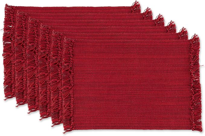 DII Variegated Tabletop Collection, Placemat Set3x19, 6 Piece by DII