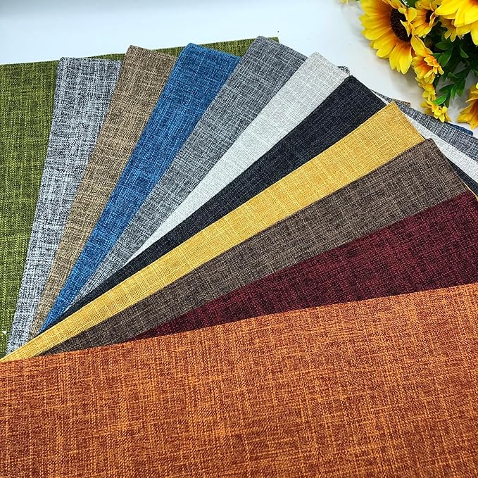 Rilassato Textile Placemats, Set of 4 Heat-Resistant Placemats for Kitchen Table, Washable Durable Linen Table Mats Woven Placemats (4, Charcoal Grey)