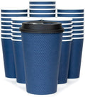 To Go Coffee Cups With Lids - 16 oz Disposable Coffee Cup With Lid. Large Togo by Glowcoast