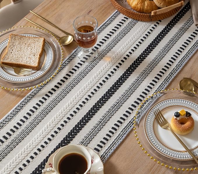 Caflife Boho Table Runner 108 Inchs Long, Dining Room Home Decor - Image 5
