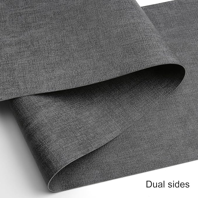 Table Runners 94 Inch Long, Dual-Sided Faux Leather Table Runner | Waterproof - Image 2