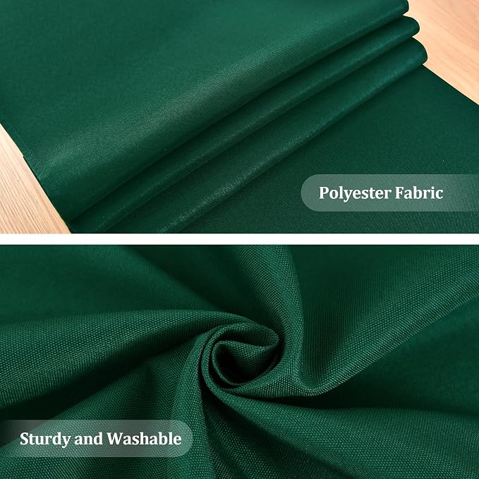 Farmhouse Green Table Runner Dining Table Runners 48 Inches Long Coffee Table - Image 4