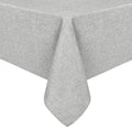 Hiasan Faux Linen Rectangle Tablecloth - Wrinkle and Stain Resistant Washable Table Cloth for Kitchen Dining Room Holiday Table Cover for Dinner, Light Grey, 54 x 108 Inch