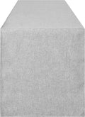 Table Runner 13 x 90 Inches Long, Cotton Linen Farmhouse Style Grey Table Linen for Kitchen Dining Coffee Table Parties Wedding Home Decor (Modern-Grey, 13” x 90”)