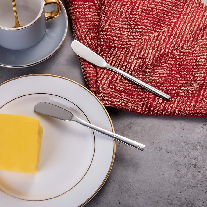 IMEEA Butter Knife Stainless Steel Butter Knife Spreader 6.5-Inch Cheese - Image 6
