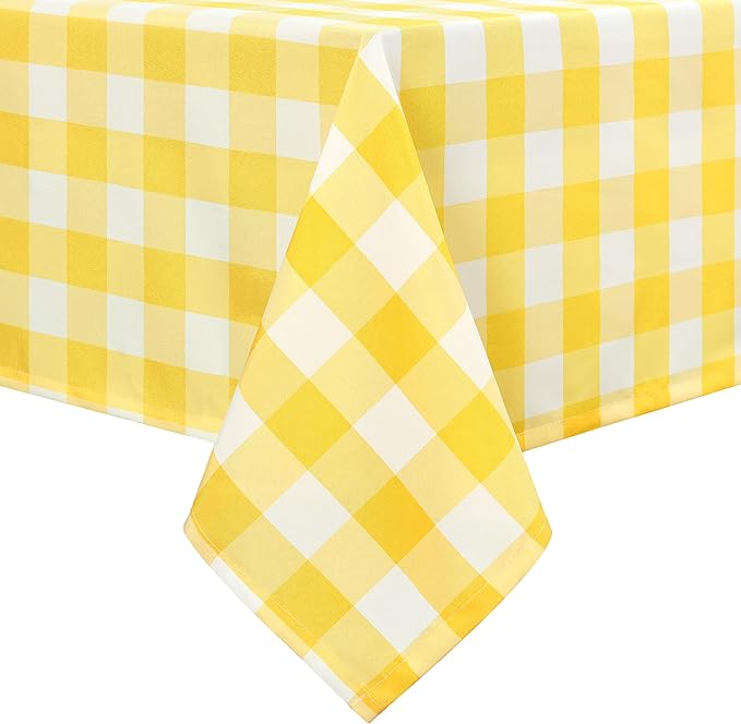 60 x 120 Inch Checkered Tablecloth Rectangle by Hiasan