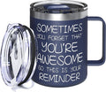 Inspirational Coffee Mug for Men, 12oz Insulated Stainless Steel Mug by avodvo