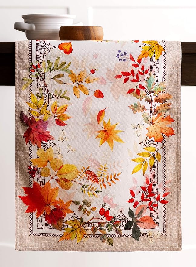 Maison d' Hermine Table Runner 100% Cotton 14.50" x 72" | Table Runners 72 - Image 8