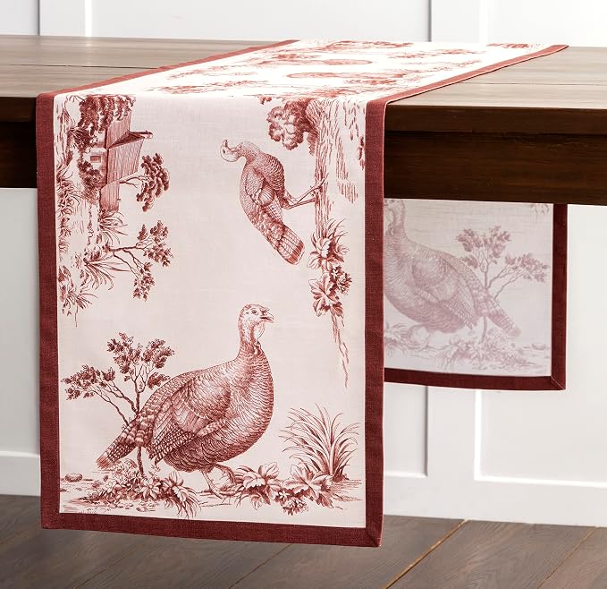 Maison d' Hermine Table Runner 100% Cotton 14.50" x 48" | Table Runners 48 - Image 7