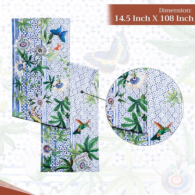 Maison d' Hermine Table Runner 100% Cotton 14.50" x 108" | Table Runners 108 - Image 4