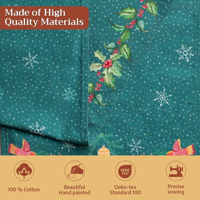 Maison d' Hermine Table Runner 100% Cotton 14.50" x 108" | Table Runners 108 - Image 3