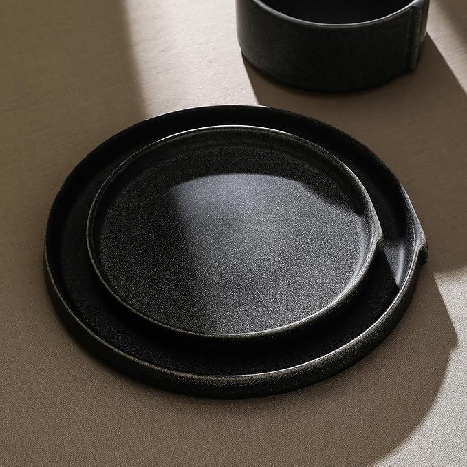 Stone Lain Bao 4-Piece Salad Plate Set Stoneware - Image 3