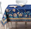 Maison d' Hermine Premium Table Cloth Rectangle Table 100% Combed Cotton 90 x 70 Inches Tablecloth Reusable Decorative for Dining Room, Farmhouse, Home, Party, Festive & Wedding - Artichoke