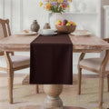 MEANMOY Brown Table Runner 60 Inches Long Waterproof Washable Table Runners | by MEANMOY