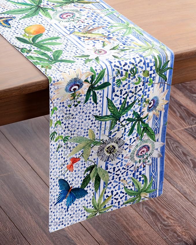 Maison d' Hermine Table Runner 100% Cotton 14.50" x 108" | Table Runners 108 - Image 7