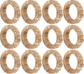 ALPHA Living HOME Decorative Napkin Rings Set of 12 by ALPHALivingHOME