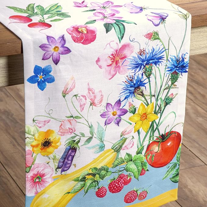 Maison d' Hermine Table Runner 100% Cotton 14.50" x 108" | Table Runners 108 - Image 9