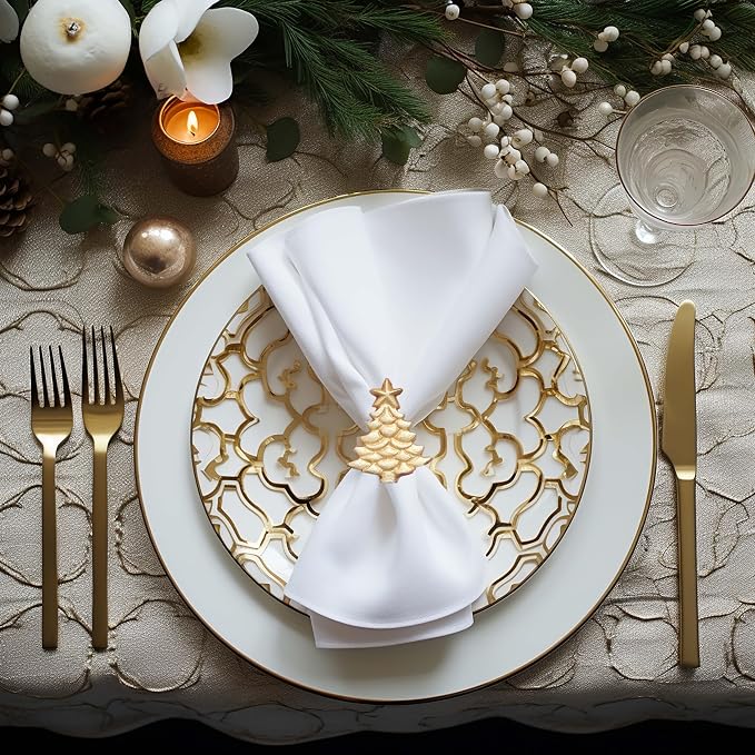 COTTON CRAFT Christmas Tree Napkin Rings - Image 2