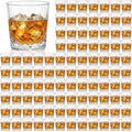 Yungyan 100 Pcs Plastic Clear Whiskey Glasses, 10 oz Unbreakable Reusable Old by Yungyan