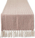 DII Woven Basic Tabletop Collection Chevron Table Runner by DII