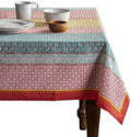 Maison d' Hermine Table Cloth Rectangle Table 100% Cotton 54 x 72 Inches Tablecloth Reusable Decorative for Dining Room Farmhouse Home Valentines Day Decorations Spring Summer - Provence