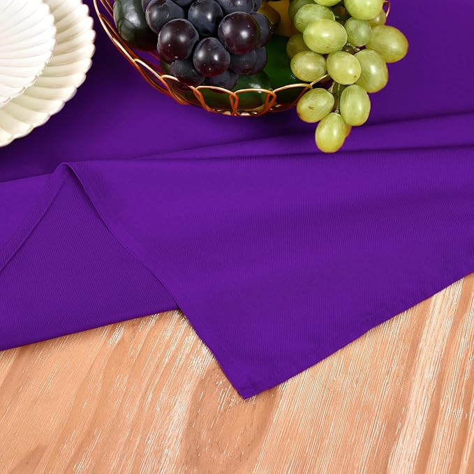 MEANMOY Purple Table Runner 48 Inches Long Waterproof Table Runners | Washable - Image 5