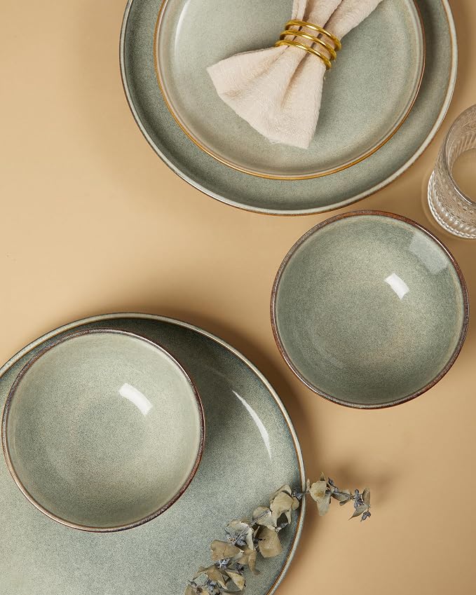 Stoneware Dinnerware Sets Service - Image 6