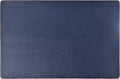 Jovono Set of 8 Faux Leather Placemats, PU Table Mats, Waterproof, Stain Resistant, Heat Resistant, Non-Slip Easy to Clean for Kitchen Dining Table,Conference Table C Blue Rectangle