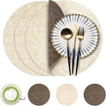 Fyvva Placemats Set of 4, Stain & Scratch Resistant, by Fyvva