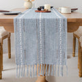 Farmhouse Rustic Blue Table Runner by YZKITM