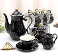 DUJUST 22 pcs Porcelain Tea Set by DUJUST