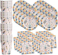 Tribal Boho Birthday Party Supplies Set Plates Napkins Cups Tableware Kit for 16