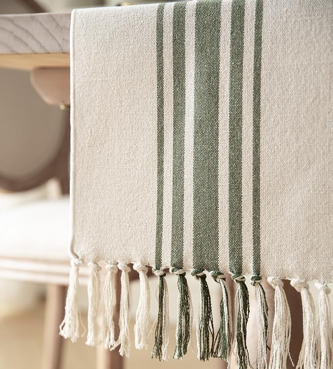 Caflife Boho Table Runner for Modern Farmhouse Decor, Dining Table décor 13 x - Image 6