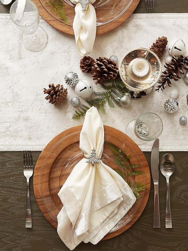 DII Velvet Collection Tabletop, Table Runner - Image 7