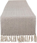 DII Woven Basic Tabletop Collection Chevron Table Runner by DII