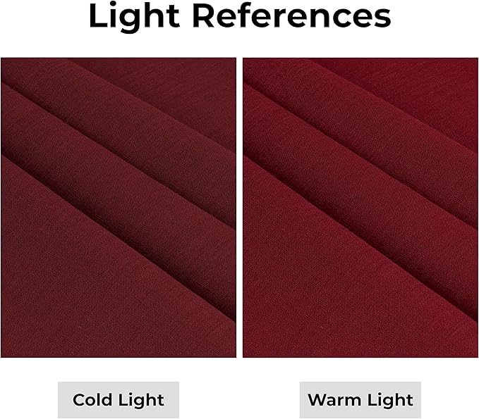D'Moksha Homes Linen Dark Red Table Runner 72 Inches Long - 100% Pure Linen 14 x 72 Inch Table Runner for Dining, Valentines, Spring - Machine Washable