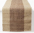 Table Runner, 13.8" × 72", 100% Natural Ramie, Handwoven | 100% Natural Ramie by GleeNflux