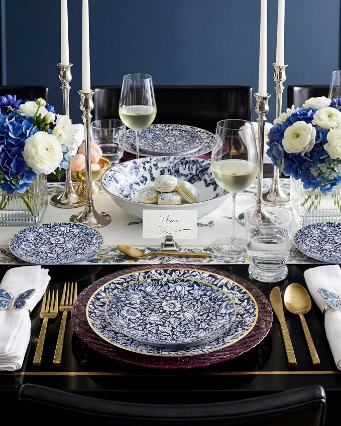 Blue Plastic Plates, anniversaries, or party. - Image 2