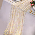 Snowkingdom 2Pcs Gold Gauze Table Runners 10Ft Sheer Chiffon Cheesecloth by Snowkingdom