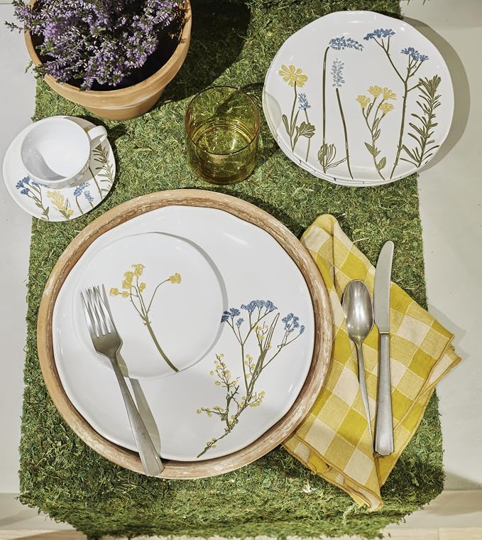 Lenox Wildflowers 4-Piece Tidbit Plates, Dessert Plate Set - Image 12