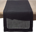 SARO LIFESTYLE Hemstitched Border Table Runner by SaroLifestyle