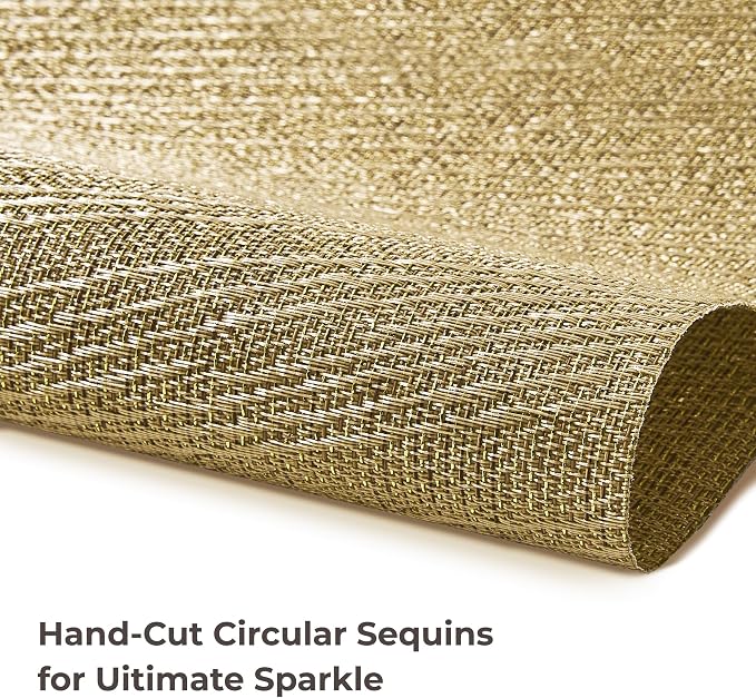Leetaltree Gold Placemats Set of 6 - Image 7