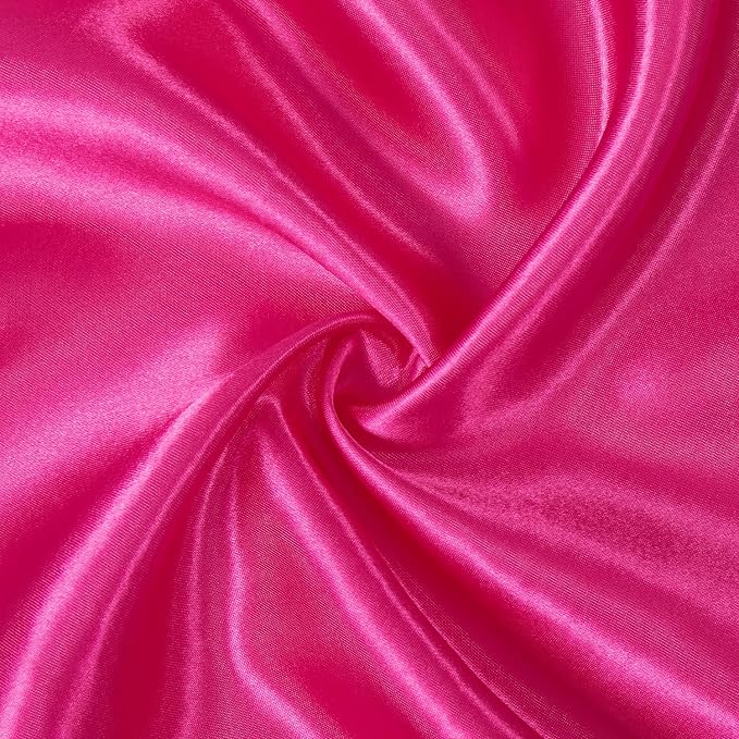 Hot Pink Satin Table Runner, 12x108 Inches, 2 Pack | Premium Satin, Smooth - Image 7