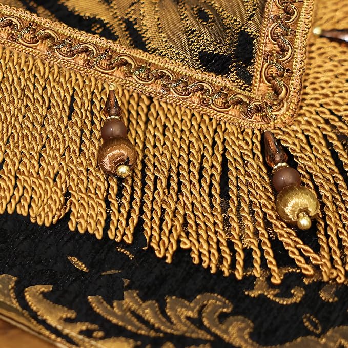 Loom and Mill Luxury Vintage Chenille Table Runner 120 Inches Long, 13x120 inch - Image 5