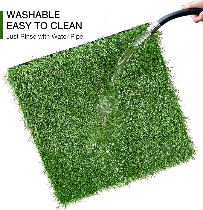 XLX TURF 8 Pack Artificial Grass Square Mats, Turf Patch - Image 8