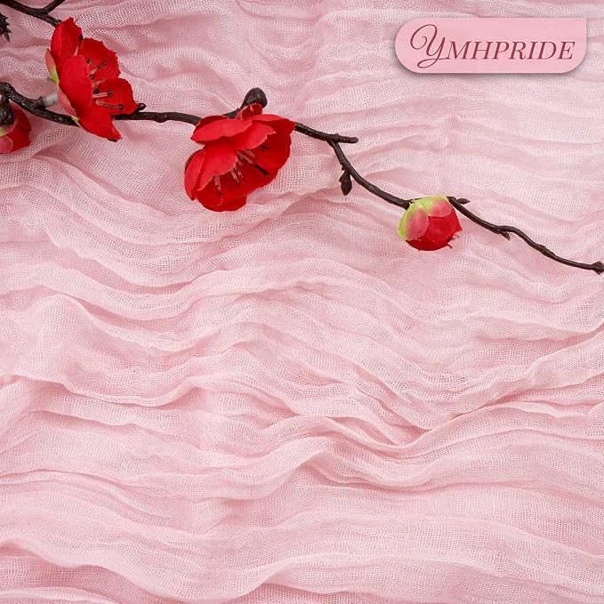 12 Pack Cheesecloth Table Runner 35 x 120 inch Long Boho Cheese Cloth Gauze - Image 3