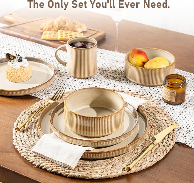 GBHOME Stoneware Dinnerware Sets - Image 5