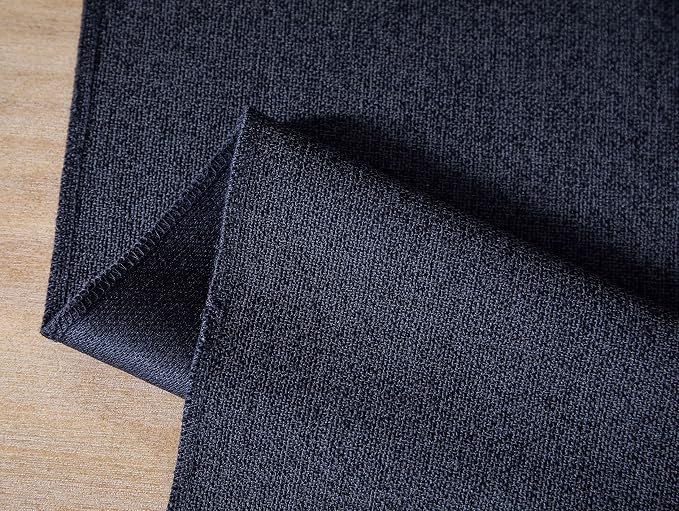 Navy Table Runners 36 Inches Long, Burlap Linen Style Rustic Farmhouse Table - Image 7